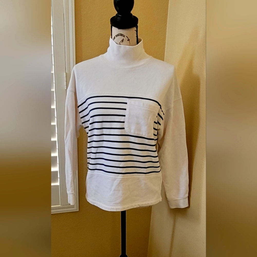 MADEWELL HI NECK SWEATER